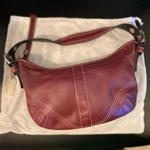 Coach Leather Shoulder Handbag